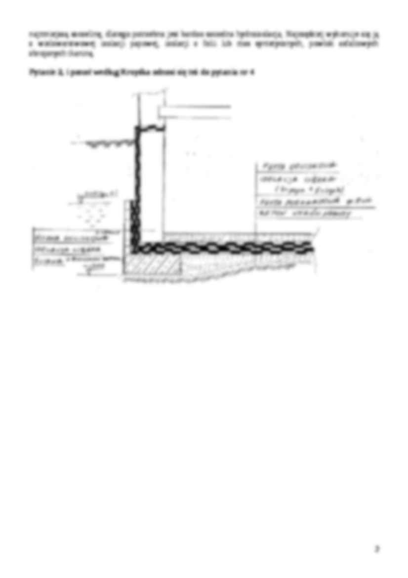 Budownictwo - pytania nr  4 hydroizolacje - strona 2
