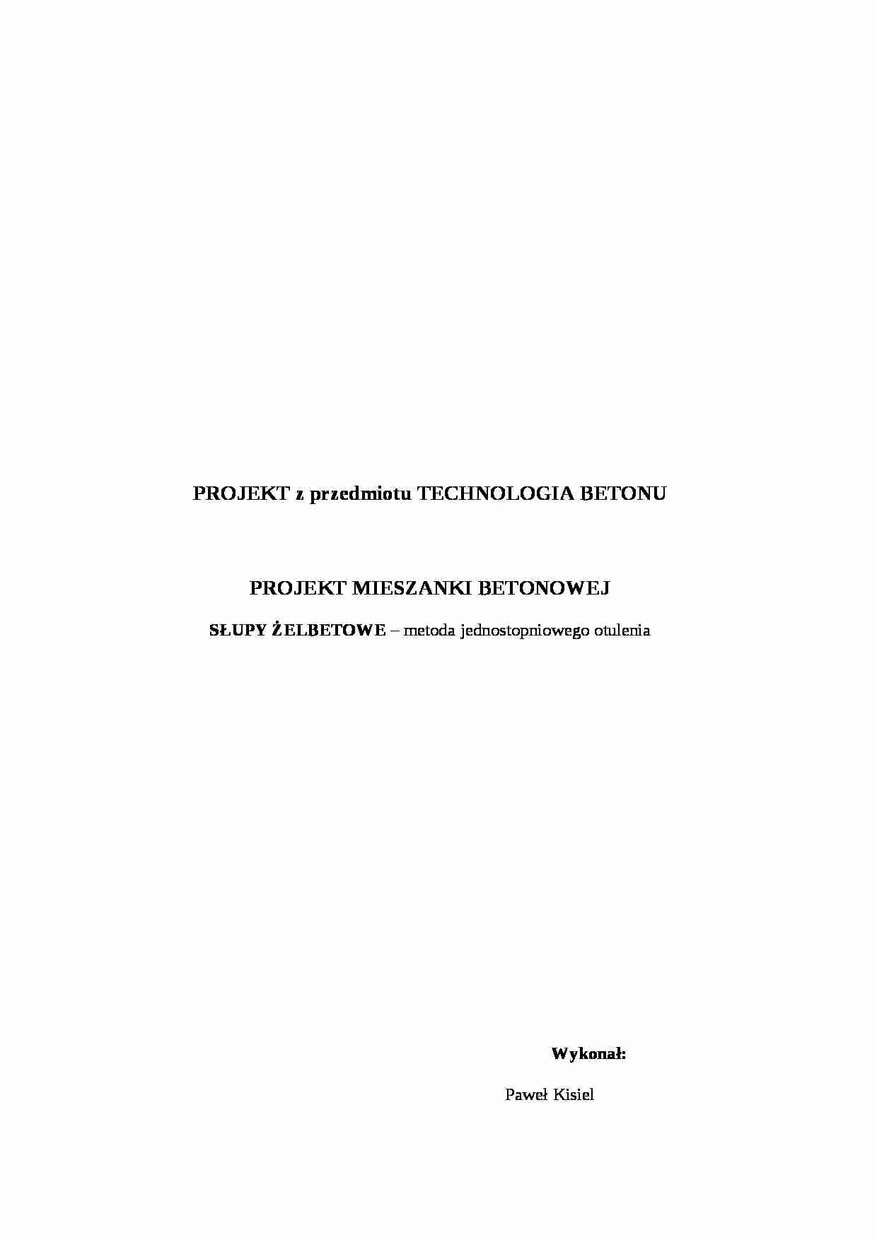 Jednostopniowe otulenie  żwiru- omówienie - strona 1