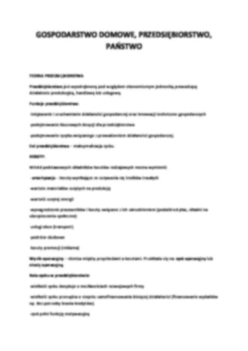 Ekonomia -  rynek - omówienie - strona 3