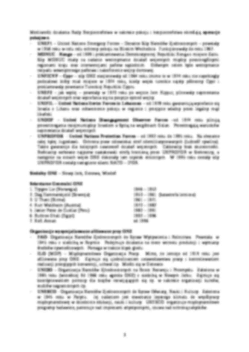 Międzynarodowe Stosunki Polityczne - konwersatorium - strona 3