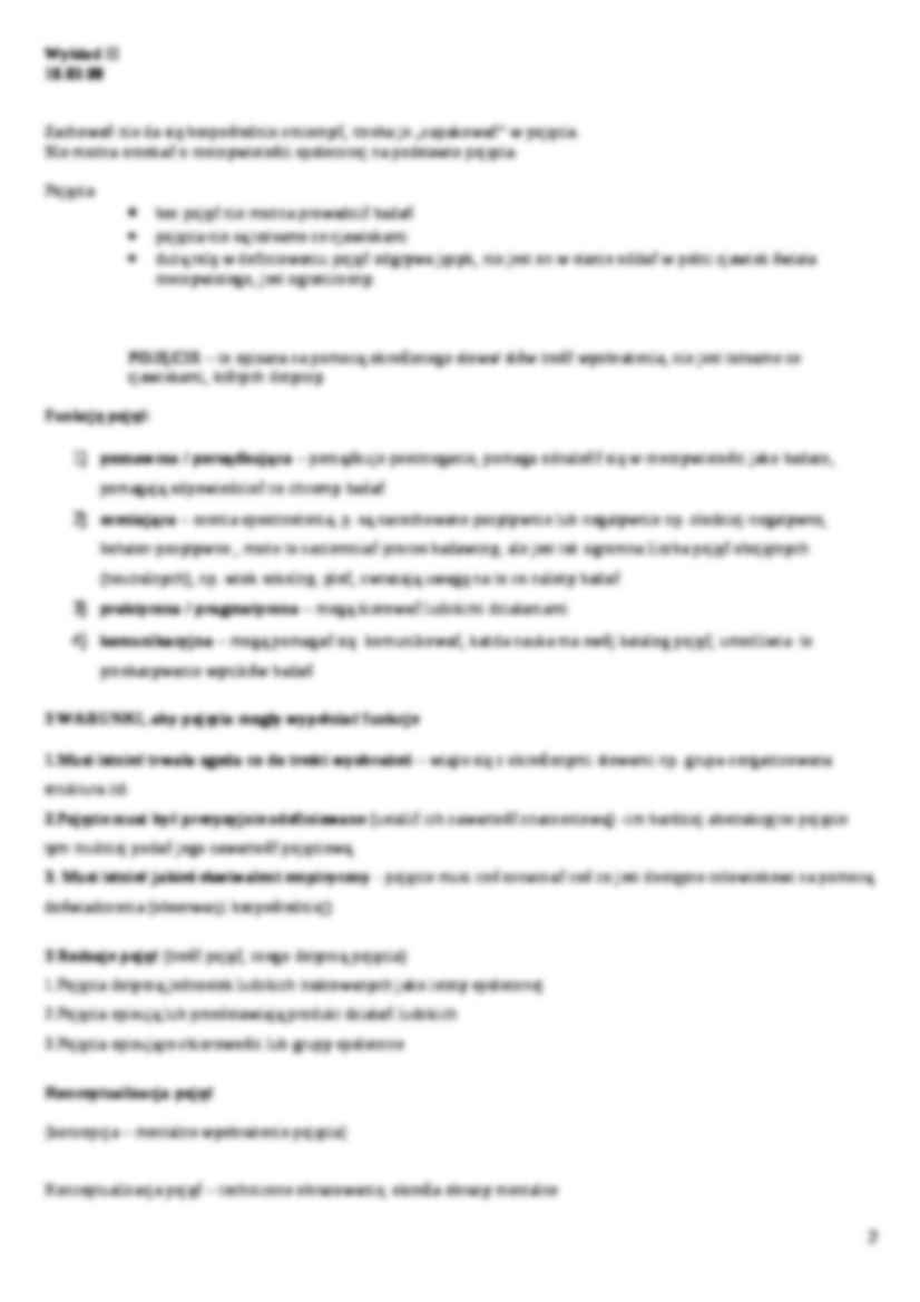 Metodologia badań politologicznych - wykład - strona 2