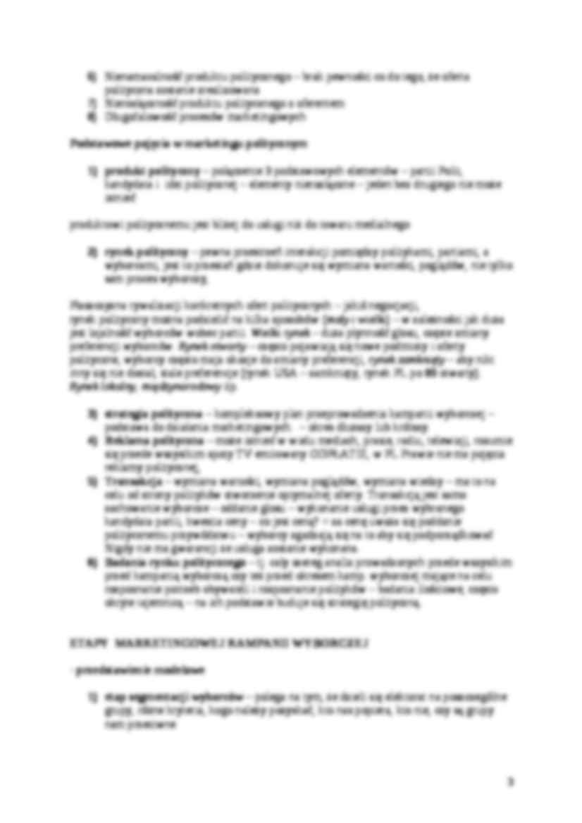 Marketing polityczny - materiały do kolokwium - strona 3