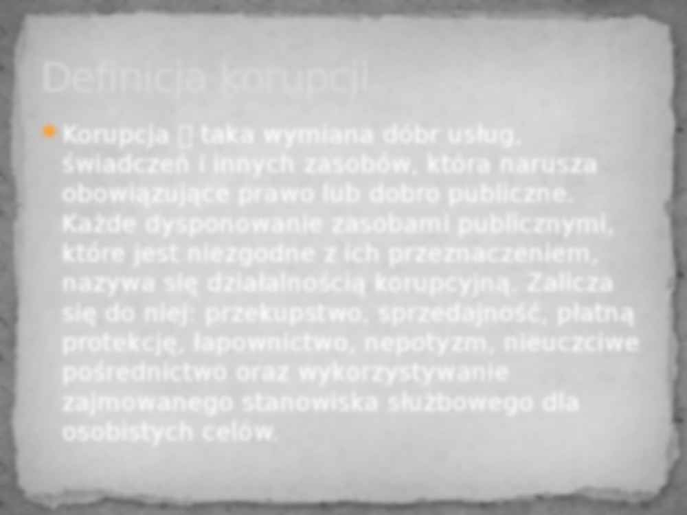 Korupcja, patologie społeczne -prezentacje multimedialne - strona 2