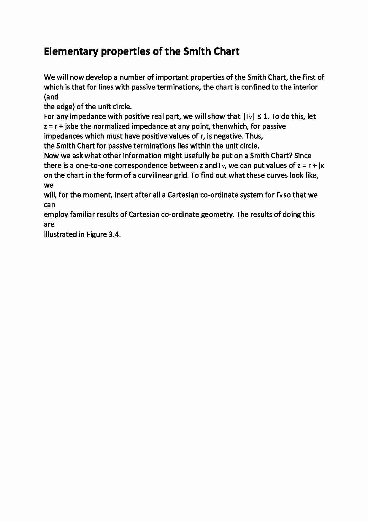 Elementary properties of the Smith Chart - wykład - strona 1