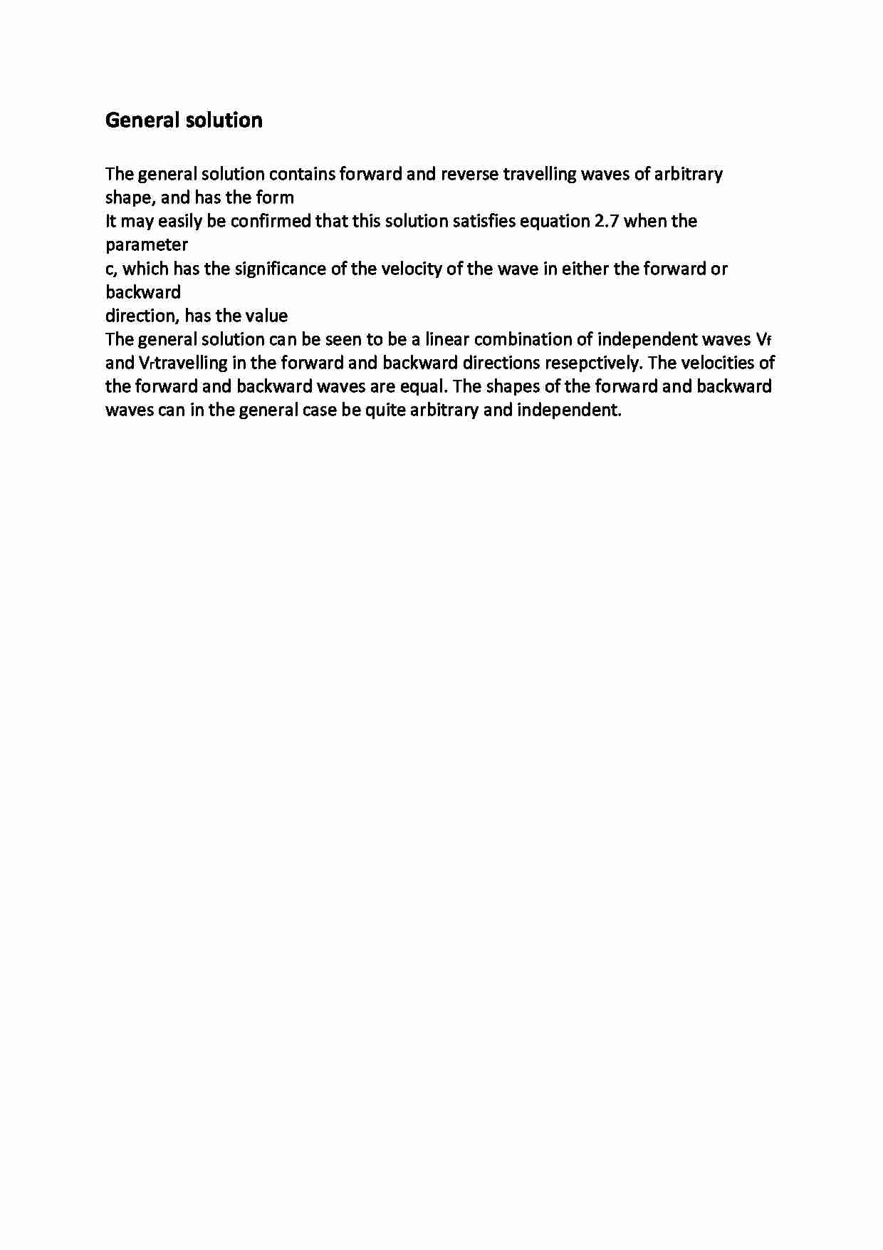 General solution - opracowanie  - strona 1