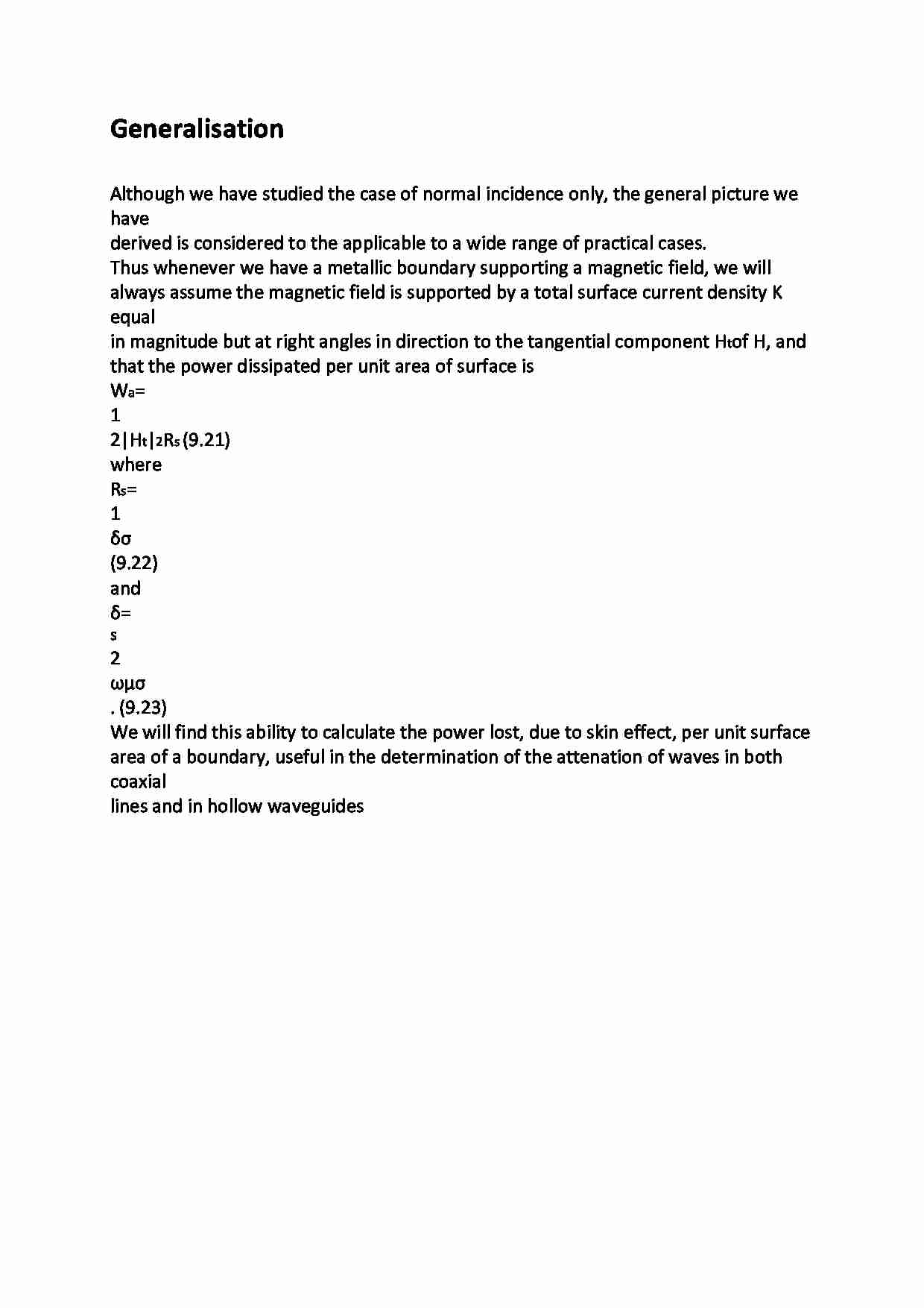 Generalisation - opracowanie - strona 1