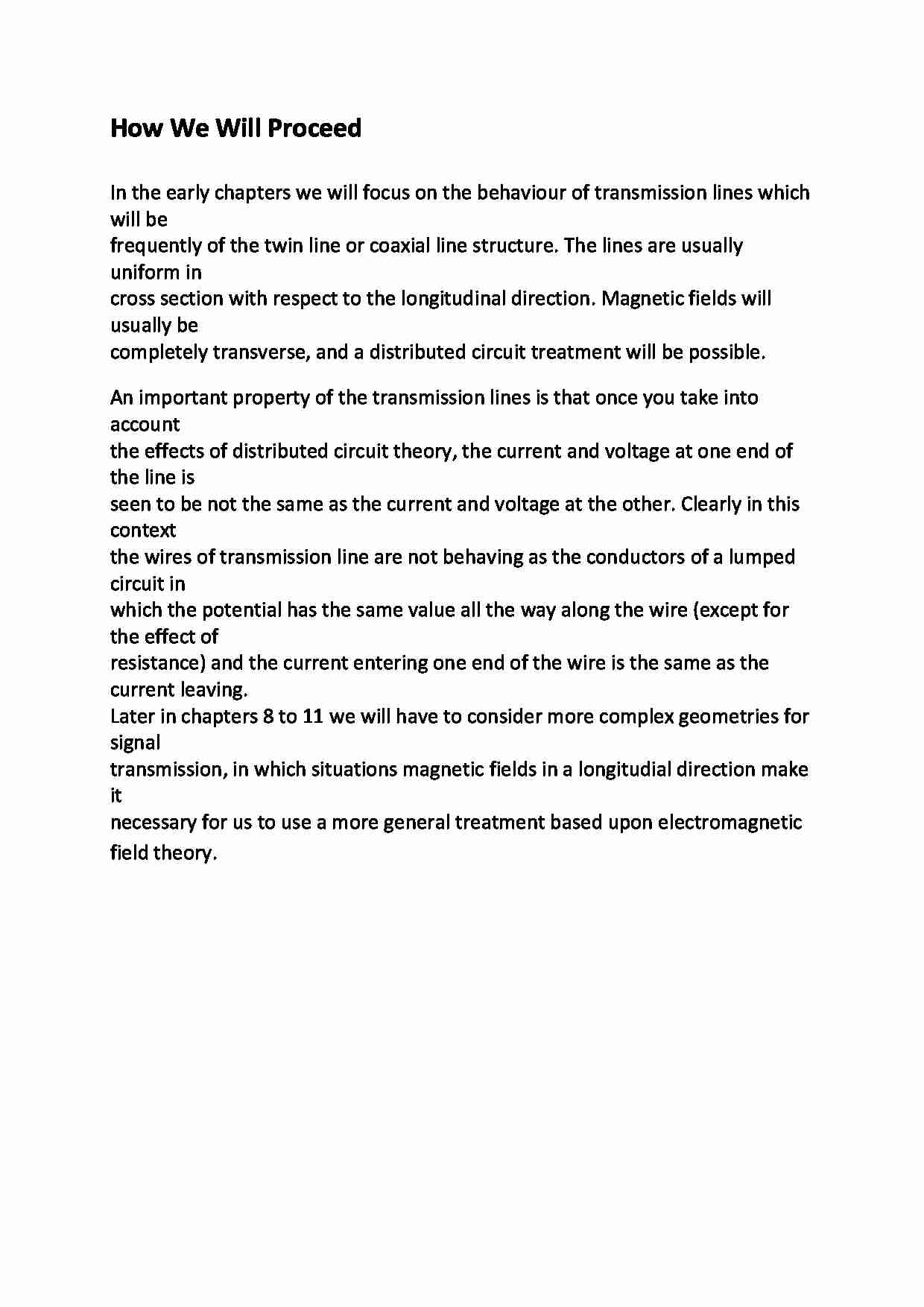 How We Will Proceed - wykład - strona 1