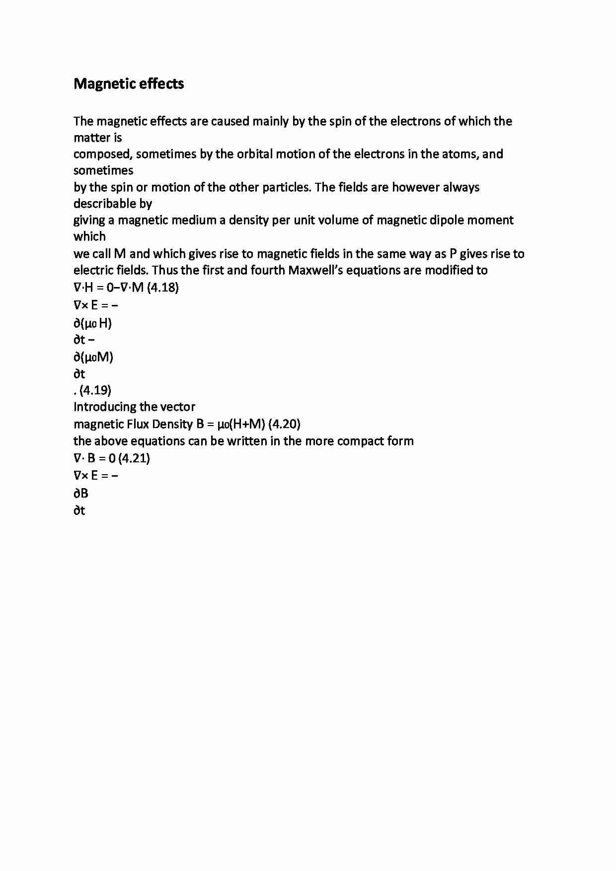 Magnetic effects - wykład - strona 1