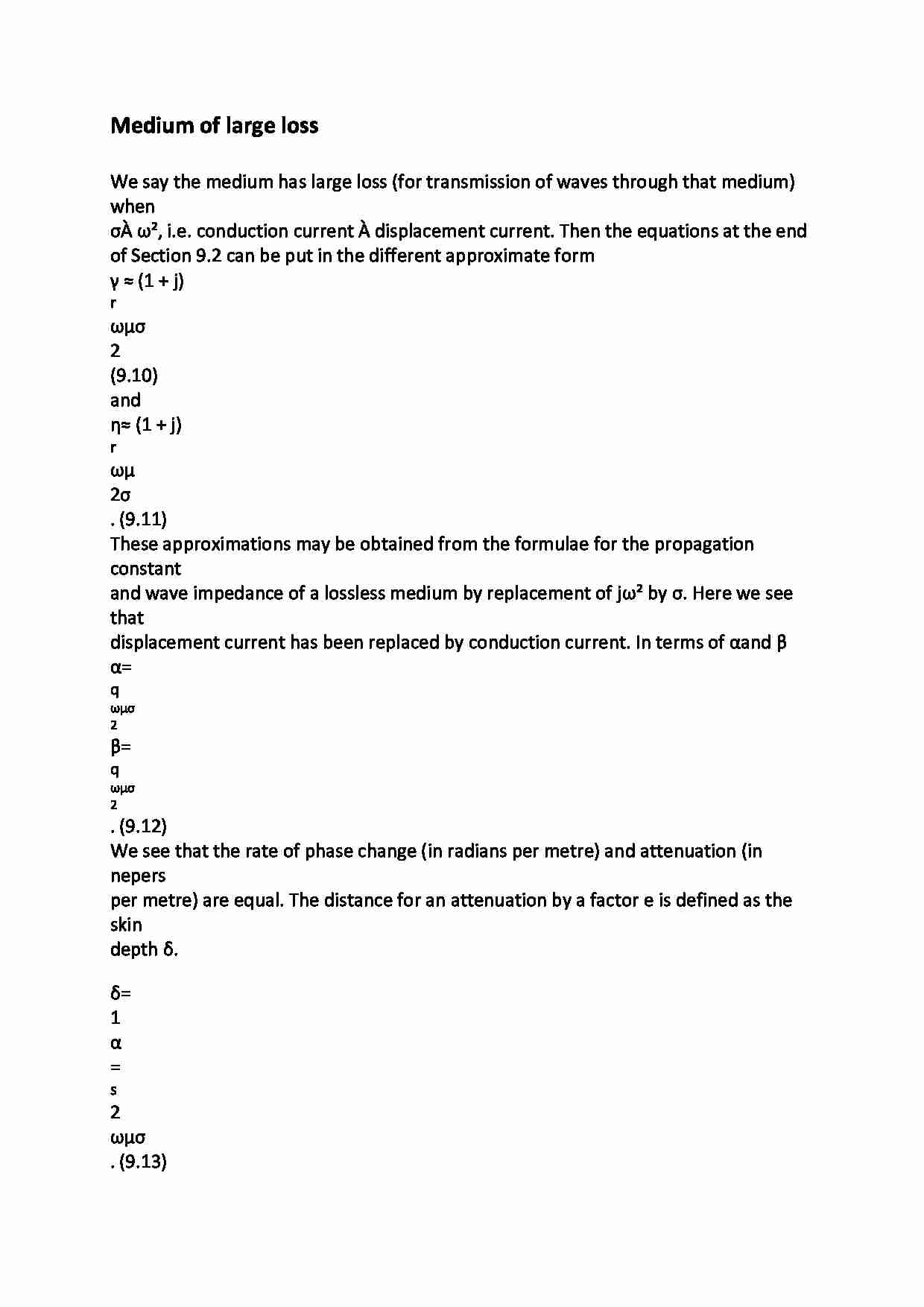 Medium of large loss - wykład - strona 1