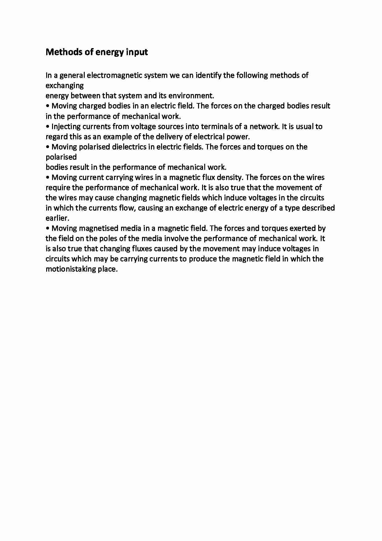 Methods of energy input - wykład - strona 1