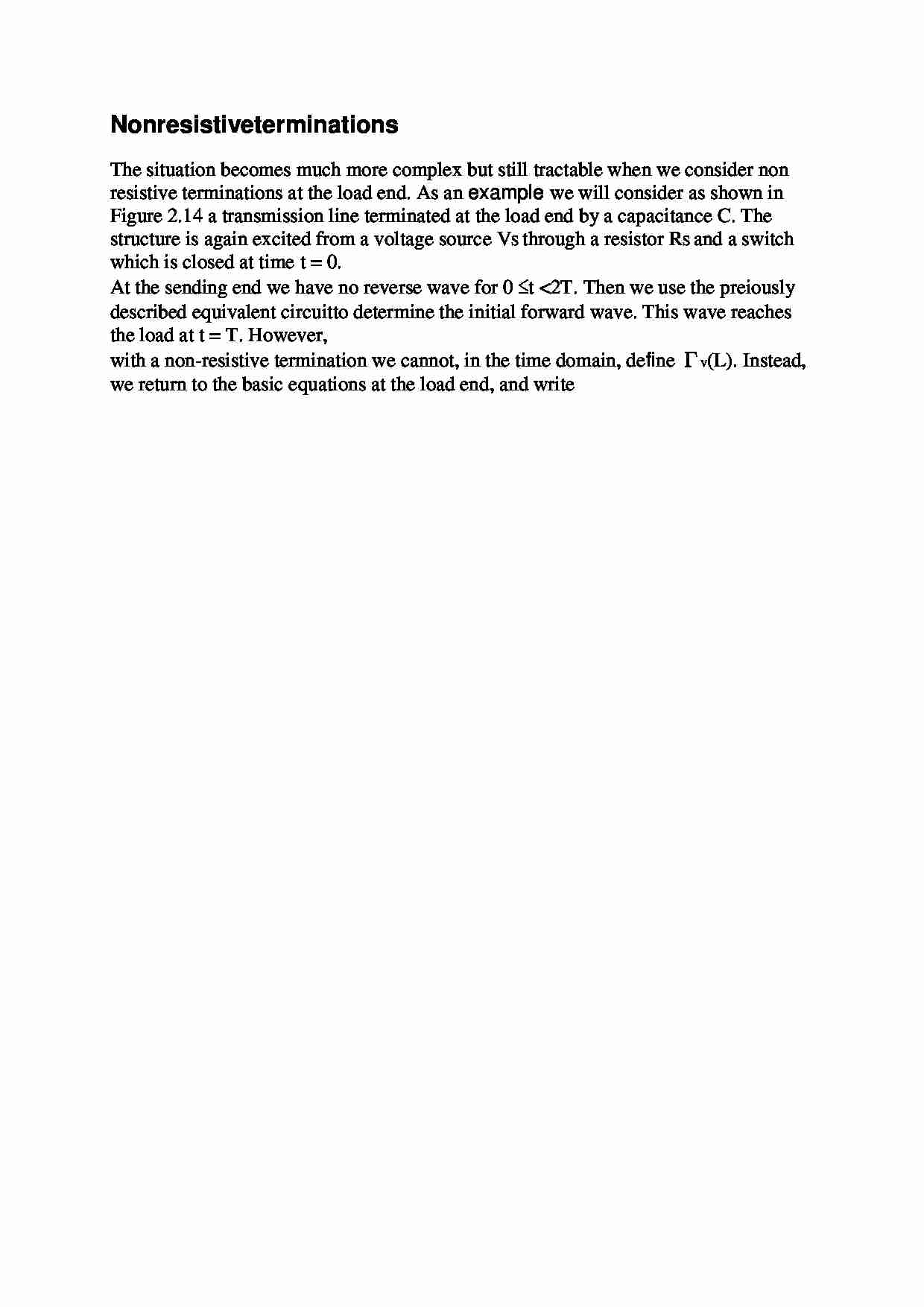 Non resistive terminations - opracowanie - strona 1