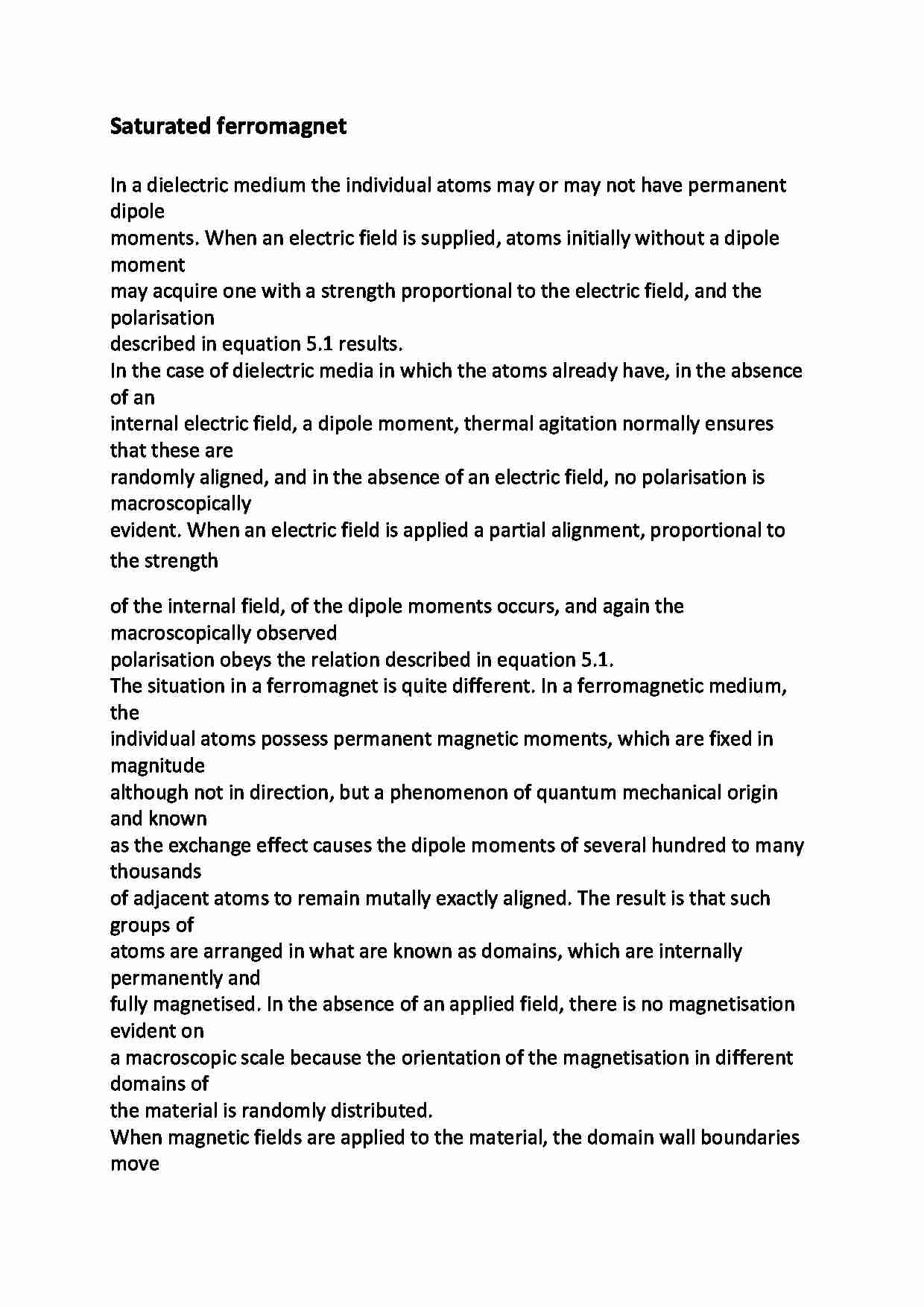 Saturated ferromagnet - wykład - strona 1