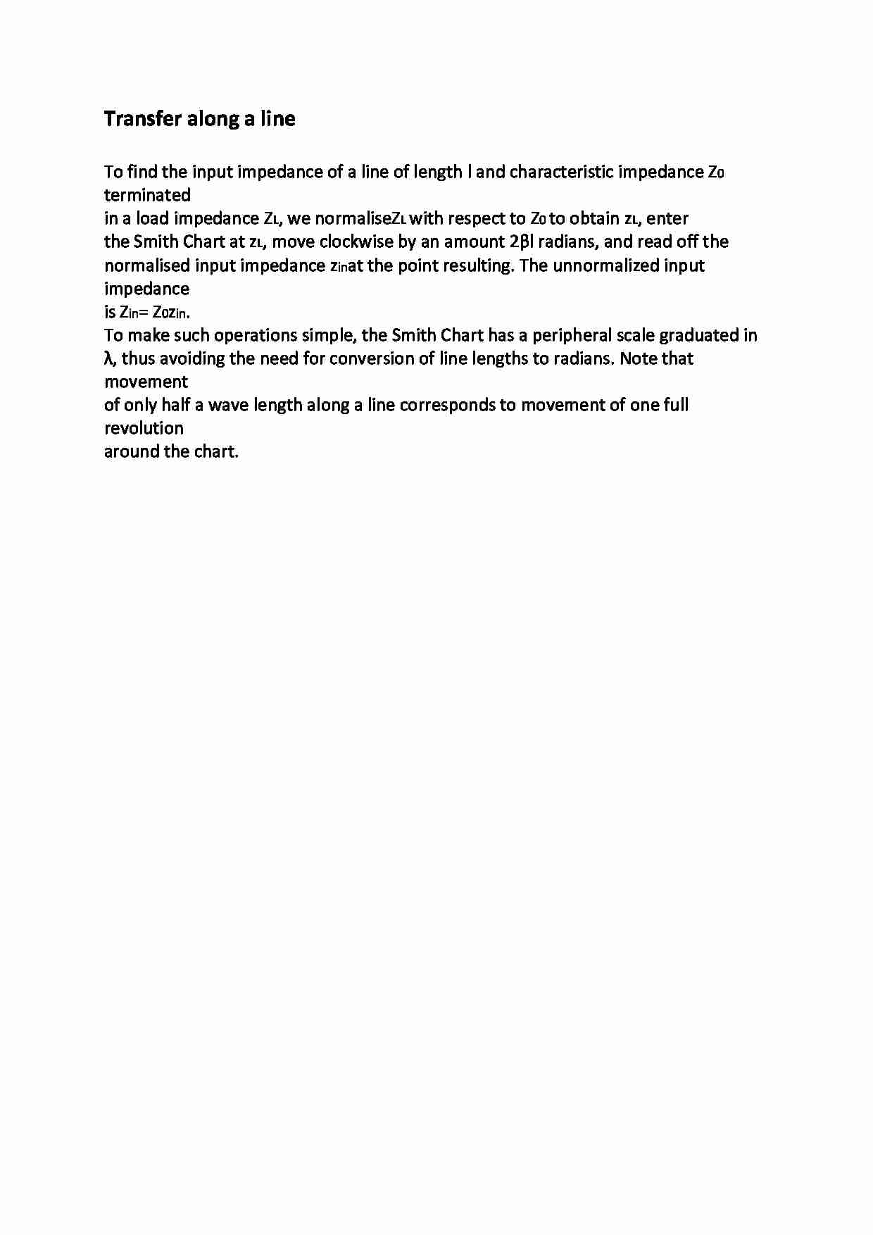 Transfer along a line - opracowanie - strona 1