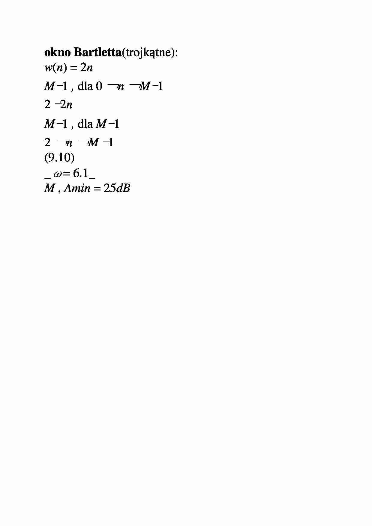 Okno Bartletta - opracowanie - strona 1