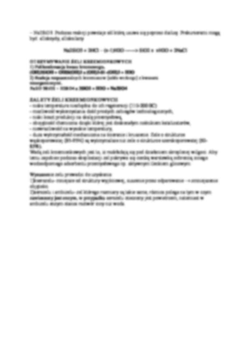 Adsorbent - żel krzemionkowy - wykład - strona 2