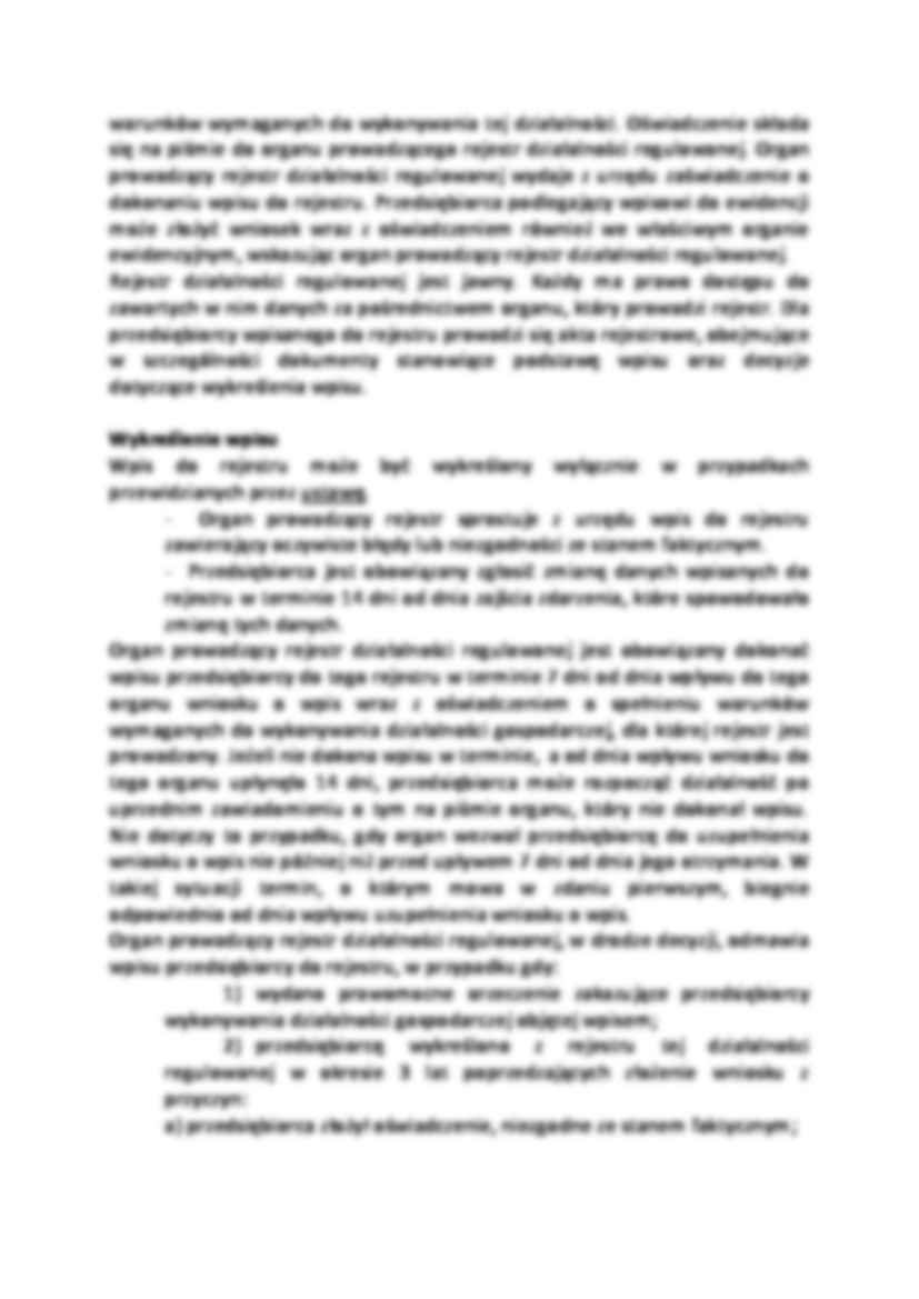 Pojęcie i warunki podjęcia działalności regulowanej według USDG - strona 2