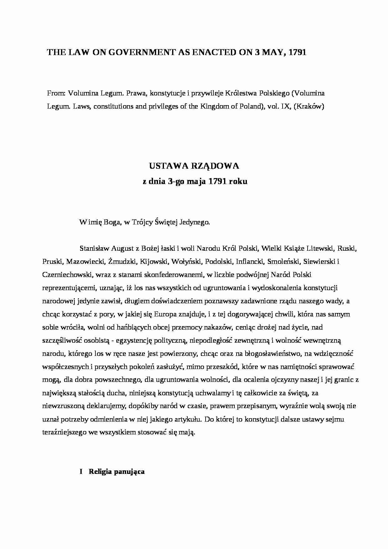Historia ustrojów państwowych - strona 1