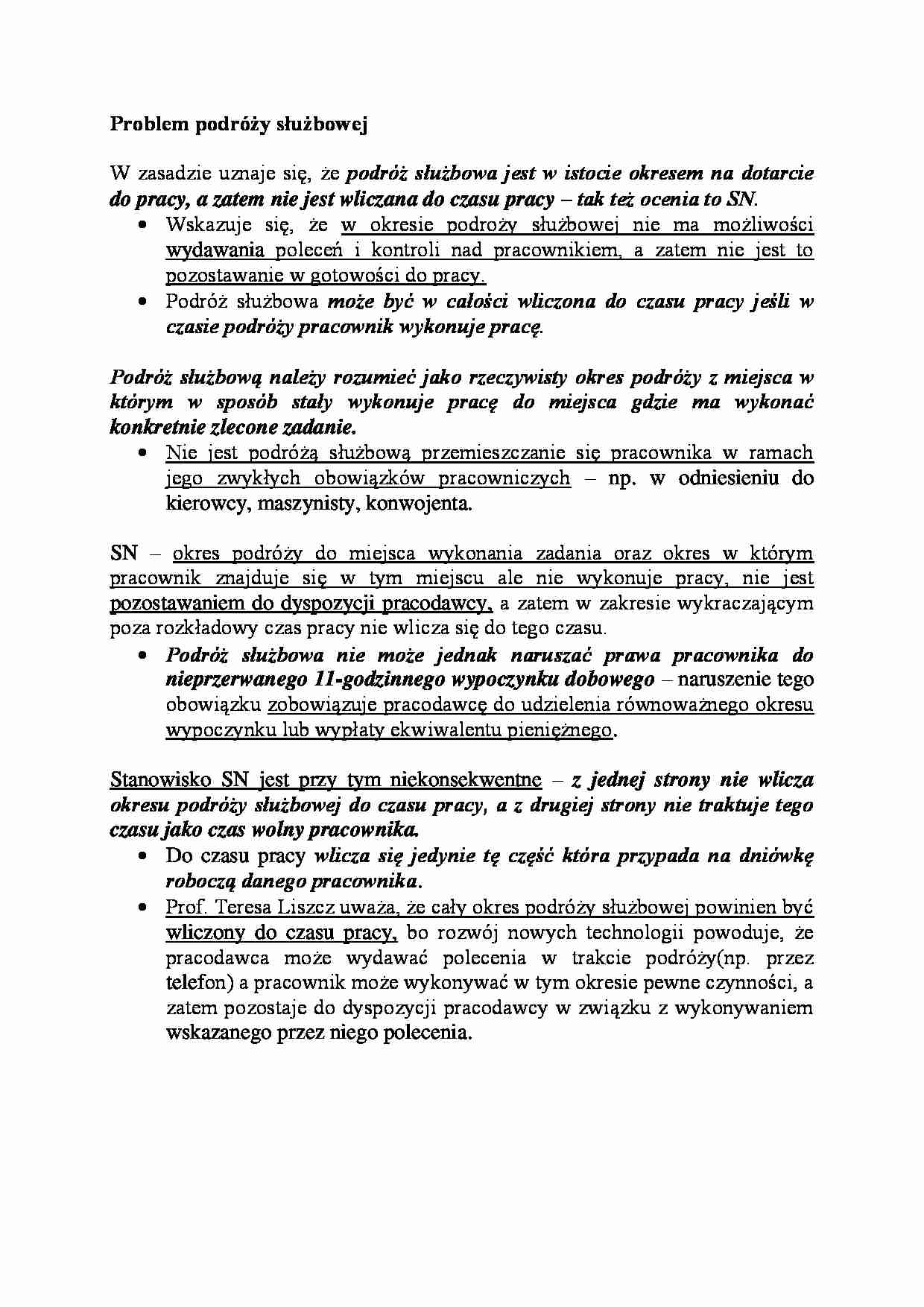 Problem podróży służbowej - strona 1