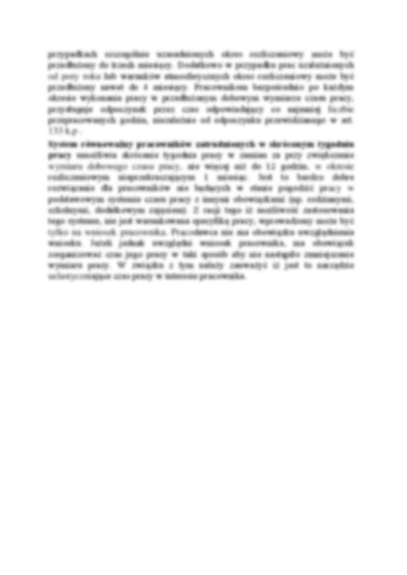 Równoważny system pracy - strona 2