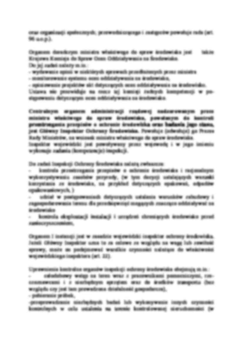Niektóre organy administracji rządowej w zakresie ochrony środowiska - strona 2