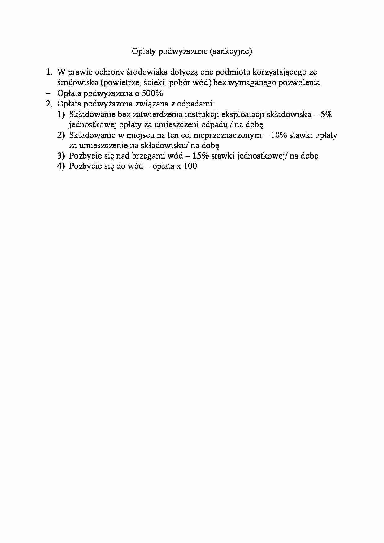Opłaty podwyższone - wykład - strona 1