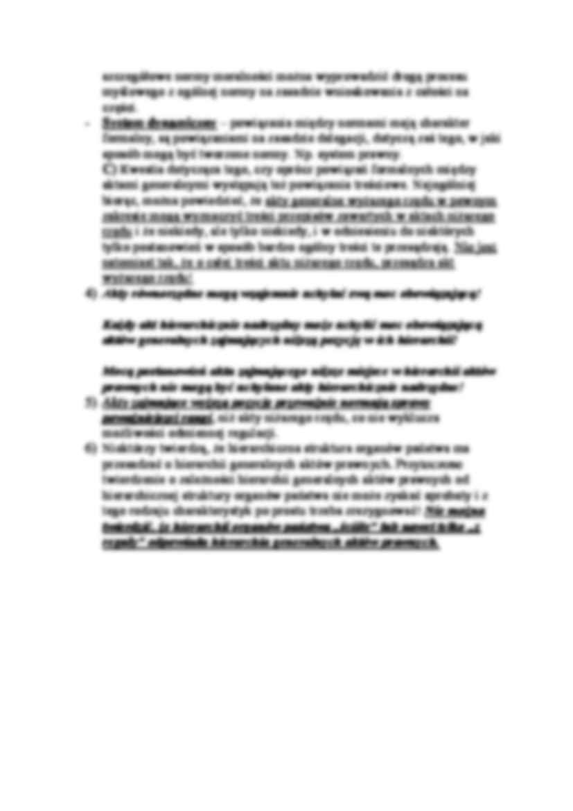Hierarchia generalnych aktów prawnych - strona 2