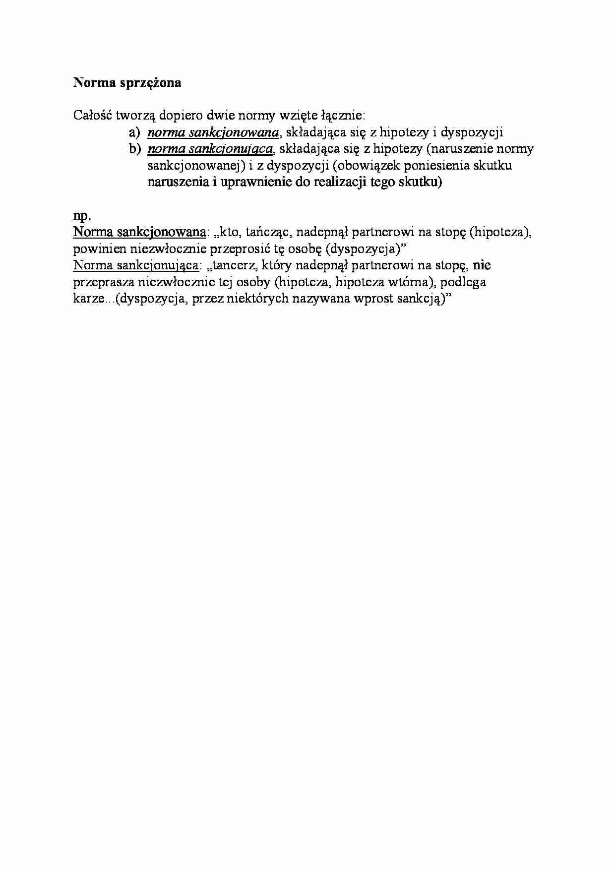 Norma sprzężona - wykład - strona 1