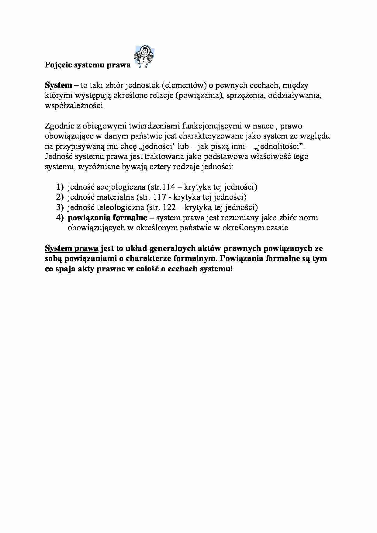 Pojęcie systemu prawa - Akt prawny - strona 1