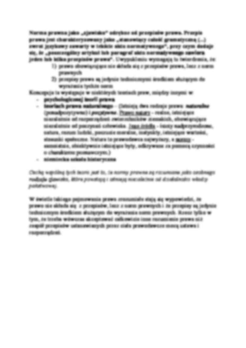 Przepis prawny a norma - wykład - strona 2