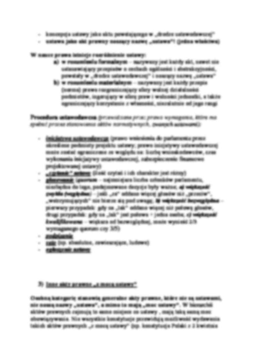 Wykład z prawoznastwa - stanowienie - strona 2
