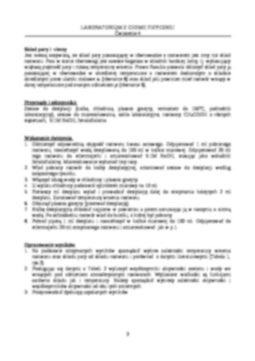 Chemia fizyczna - destylacja - ćwiczenia - strona 3