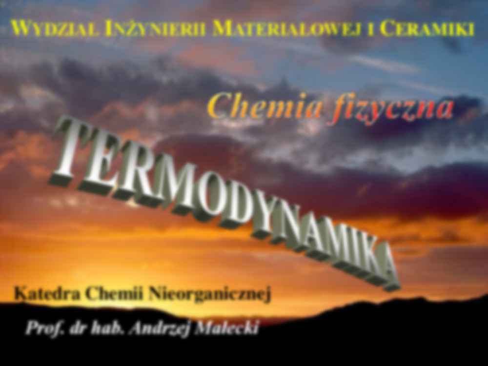 Chemia Fizyczna - stała równowagi - omówienie  - strona 2