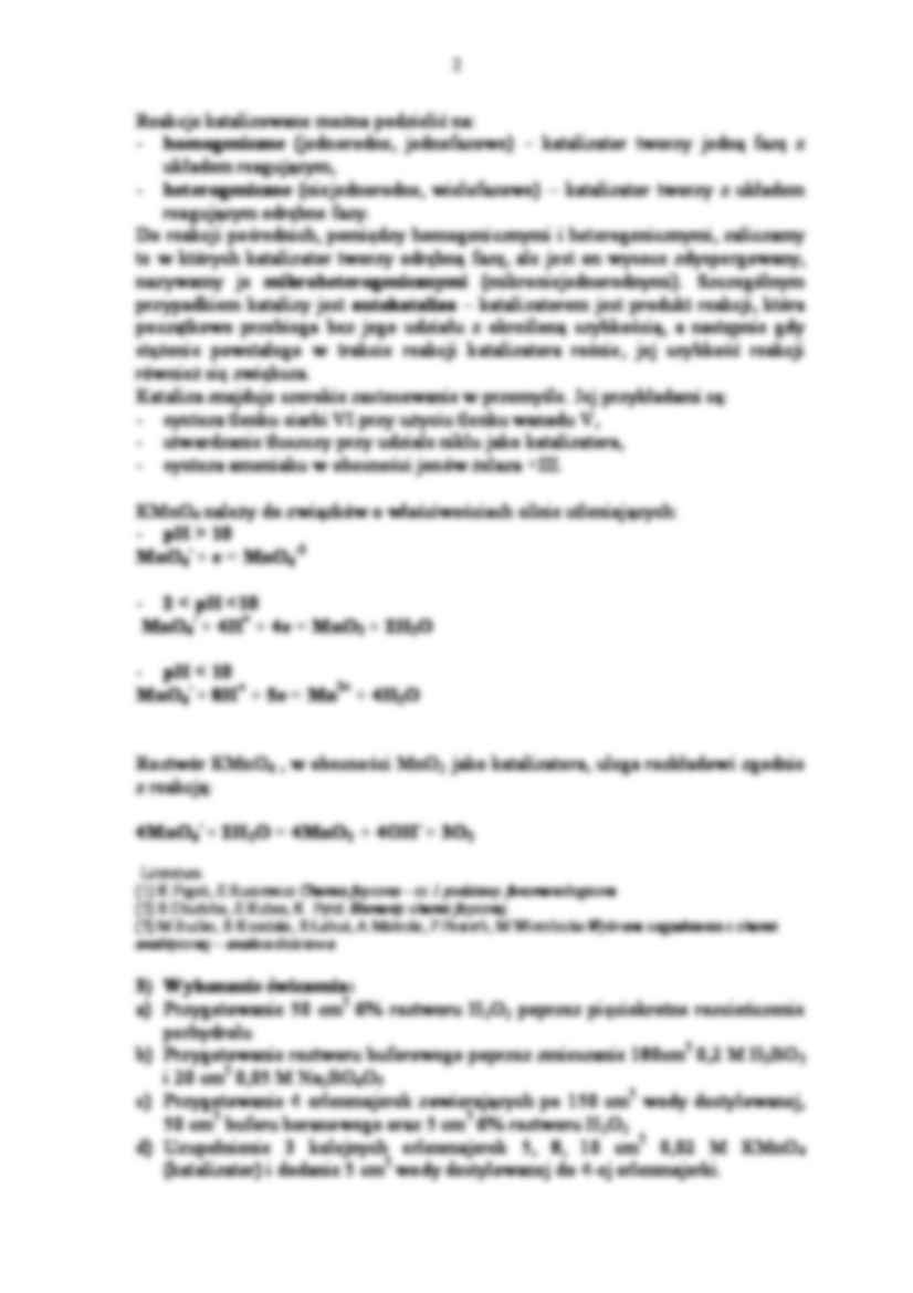 Chemia Fizyczna - sprawozdanie z ćwiczenia 10 - strona 2