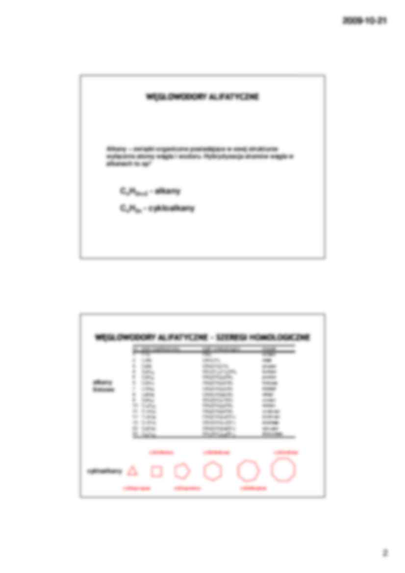 cchemia organiczna - alkany - omówienie - strona 2