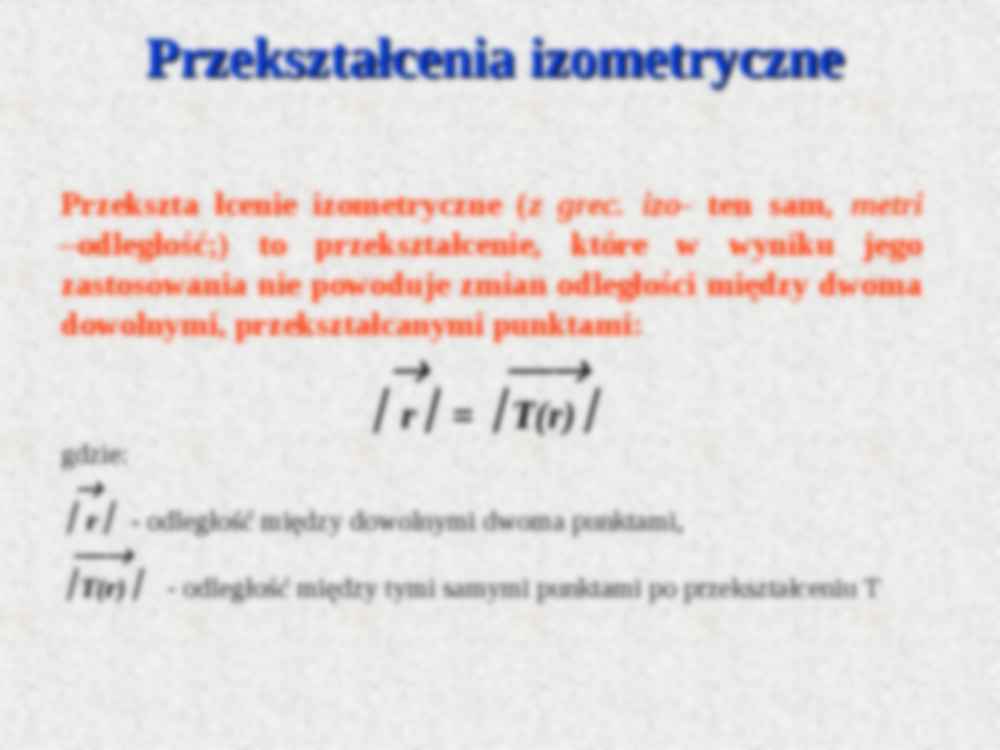 Przekształcenia izometryczne w sieci krystalicznej- prezentacja - strona 3