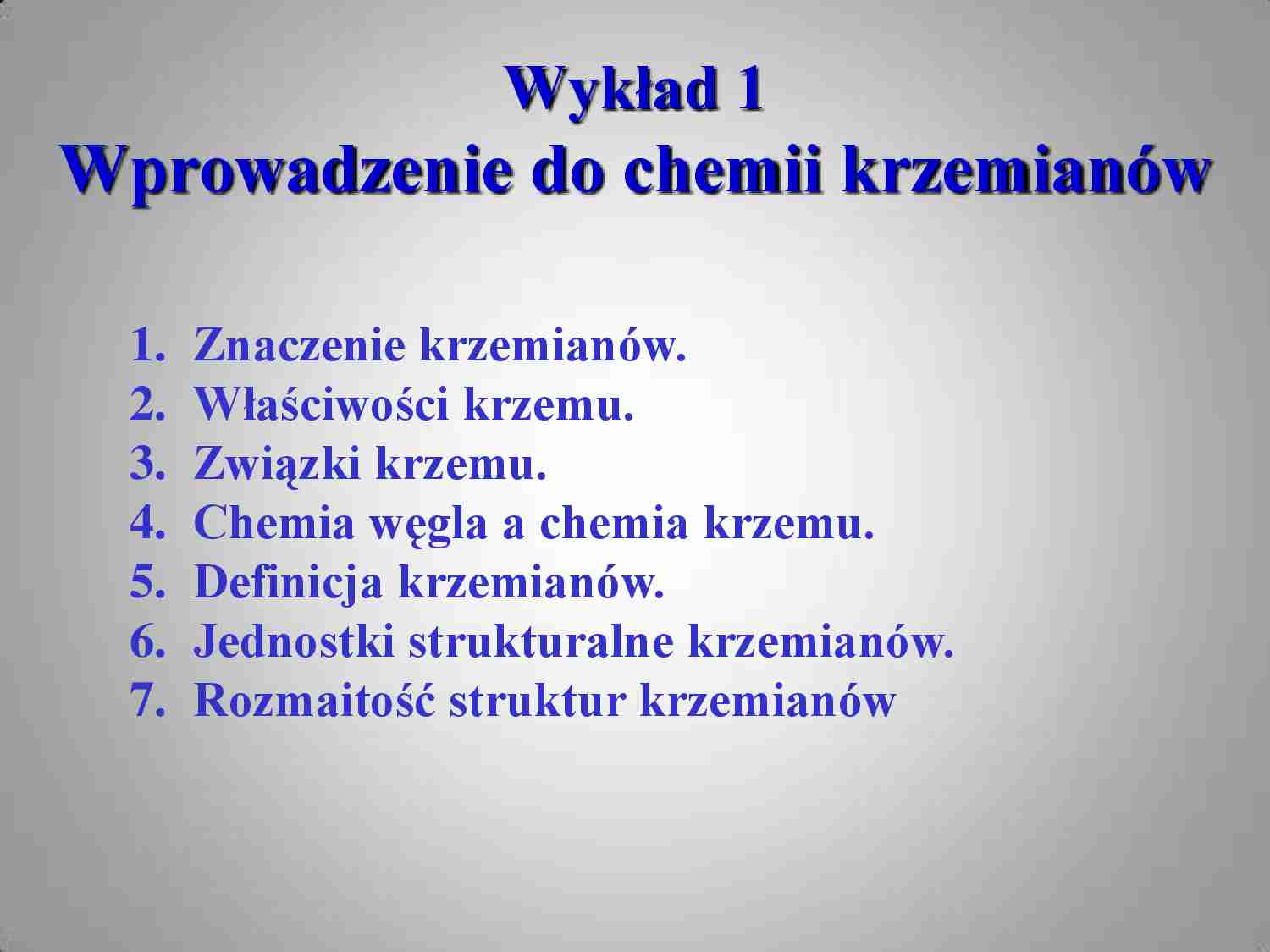 Wprowadzenie do chemii - omówienie - strona 1
