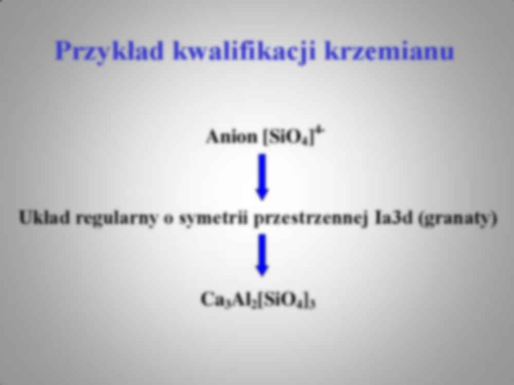 Zasady systematyki krzemianów  - wykład - strona 3