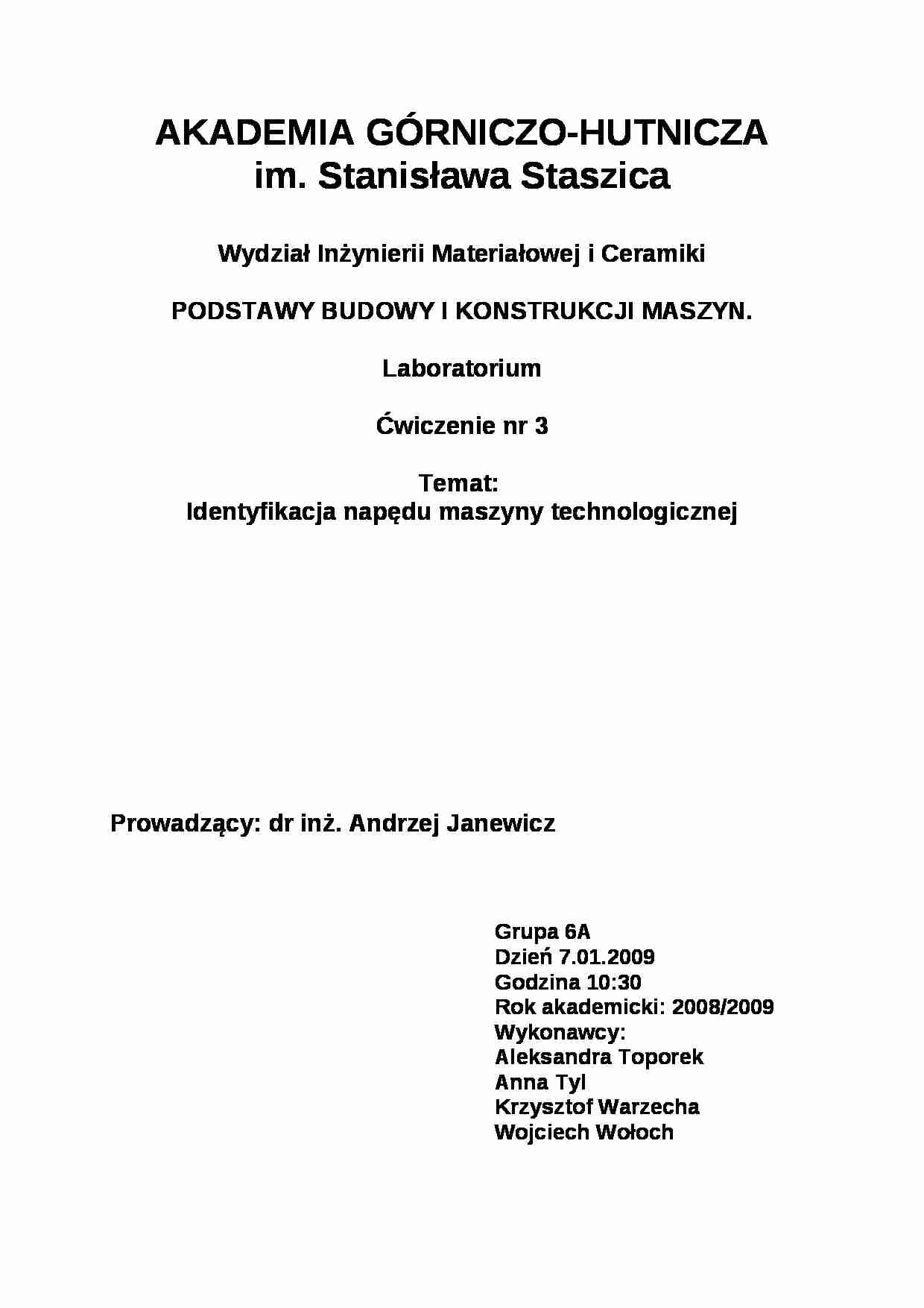 Podstawy budowy maszyn - omówienie - strona 1
