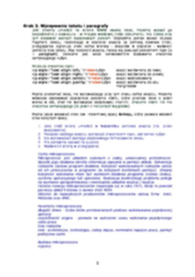 Projektowanie 20strony internetowej - omówienie - strona 2