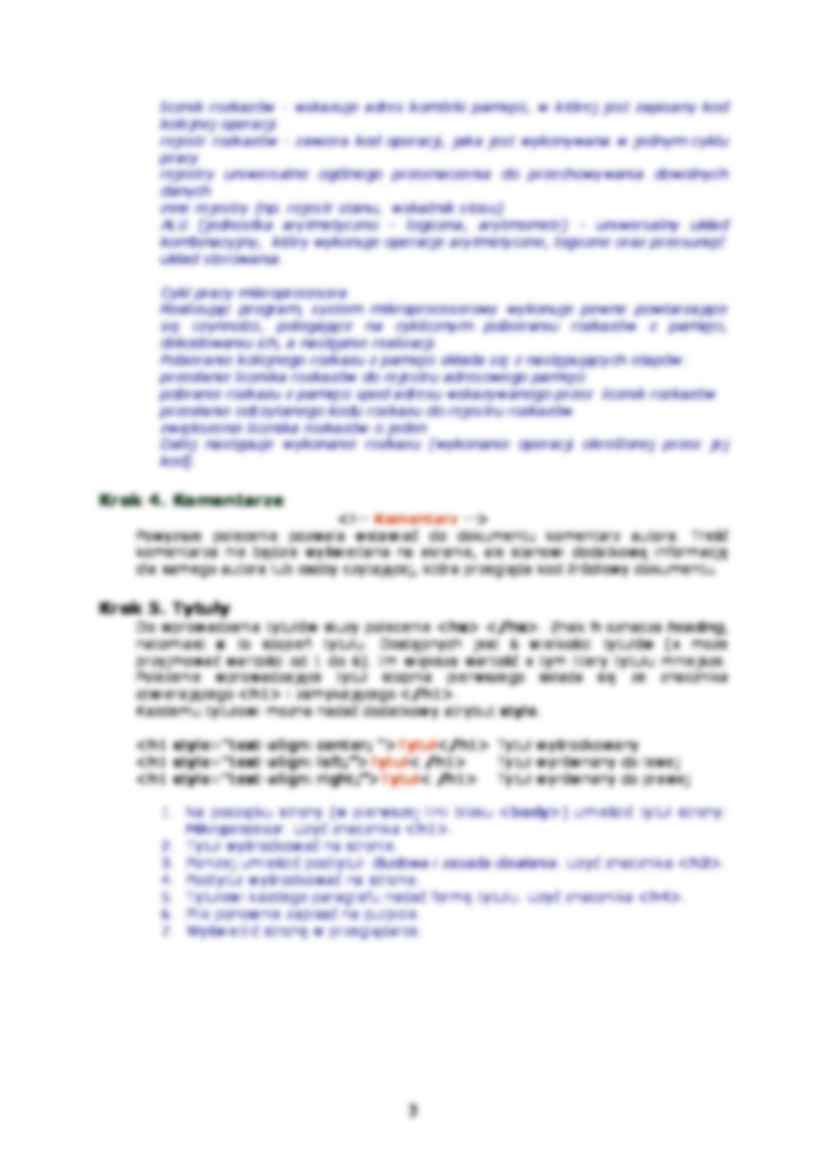 Projektowanie 20strony internetowej - omówienie - strona 3