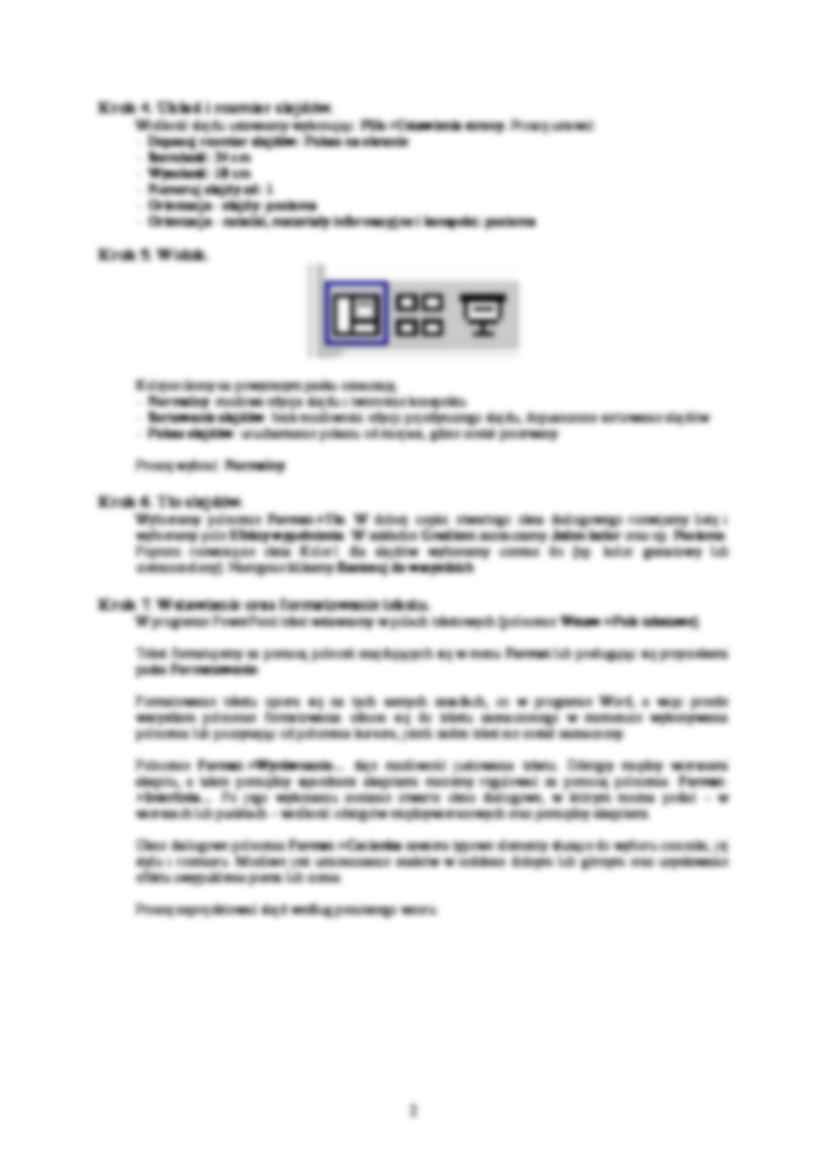 Samodzielny projekt prezentacji - omówienie - strona 2