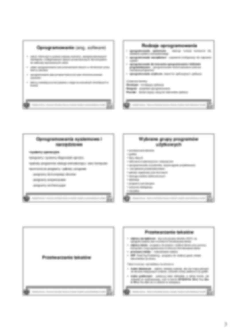 Oprogramowanie komputerów - omówienie - strona 3