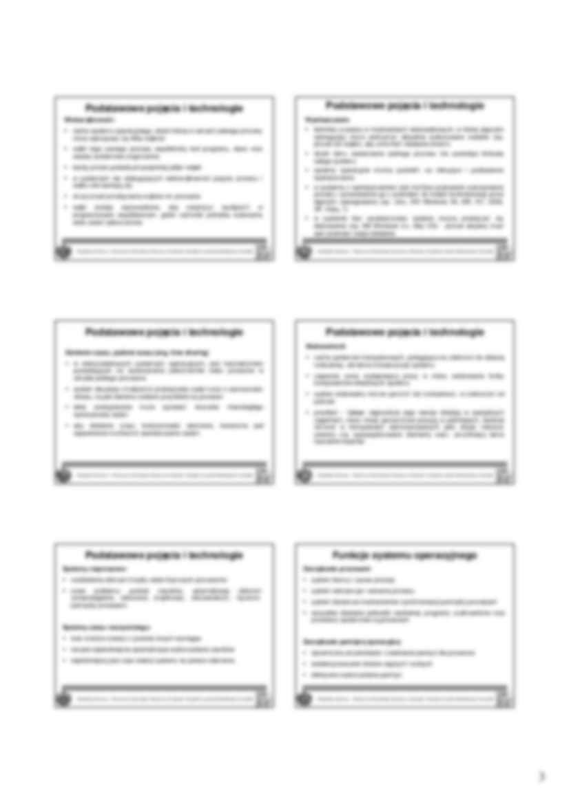 Systemy operacyjne - omówienie - strona 3