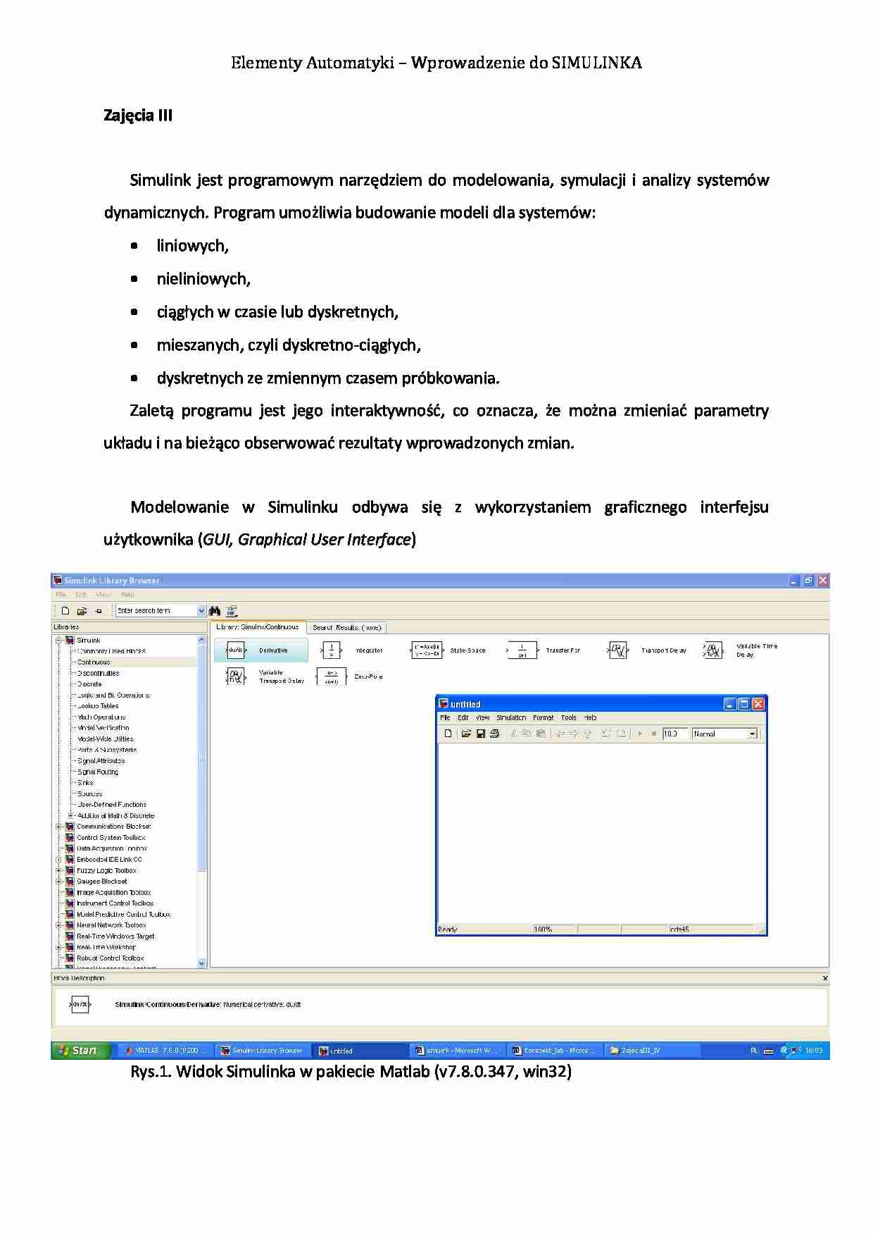 Elementy automatyki - omówienie - strona 1