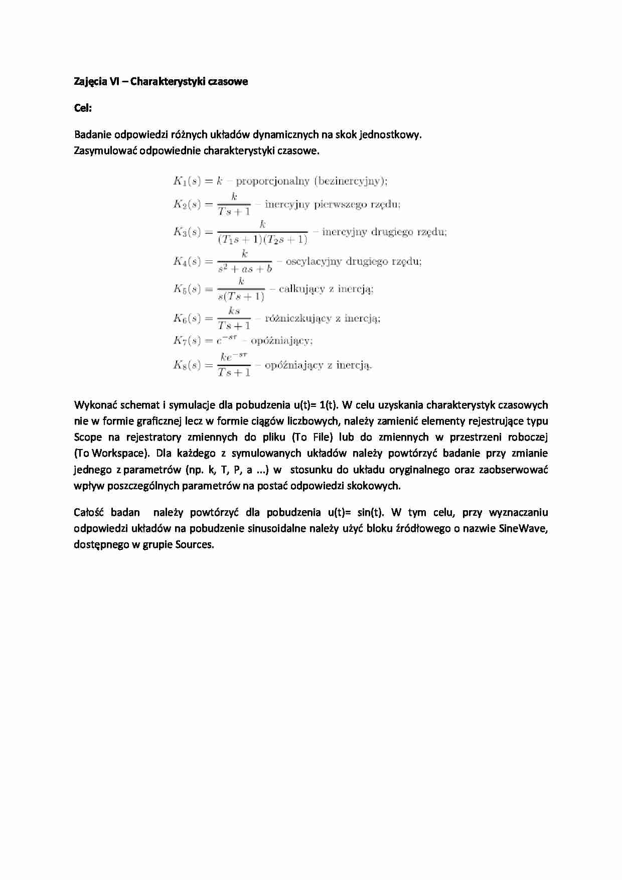 Charakterystyki czasowe - omówienie - strona 1