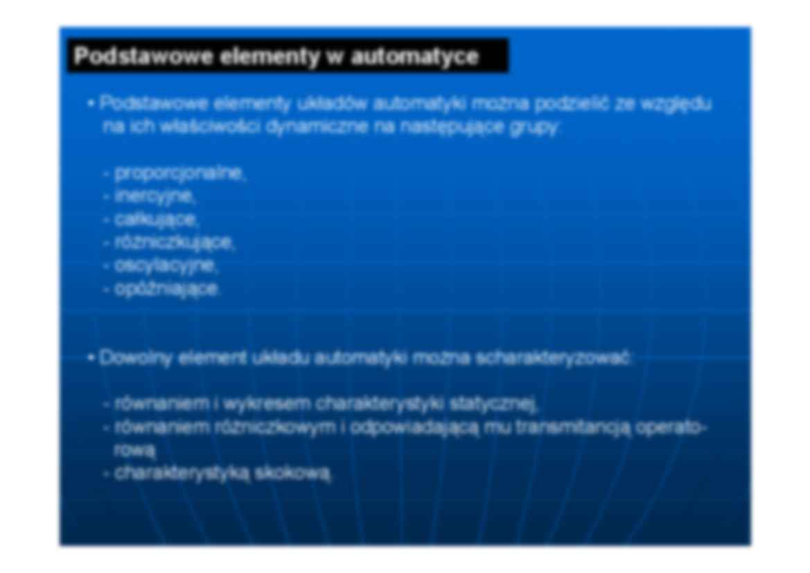 Podstawowe elemanty w automatyce - omówienie - strona 2