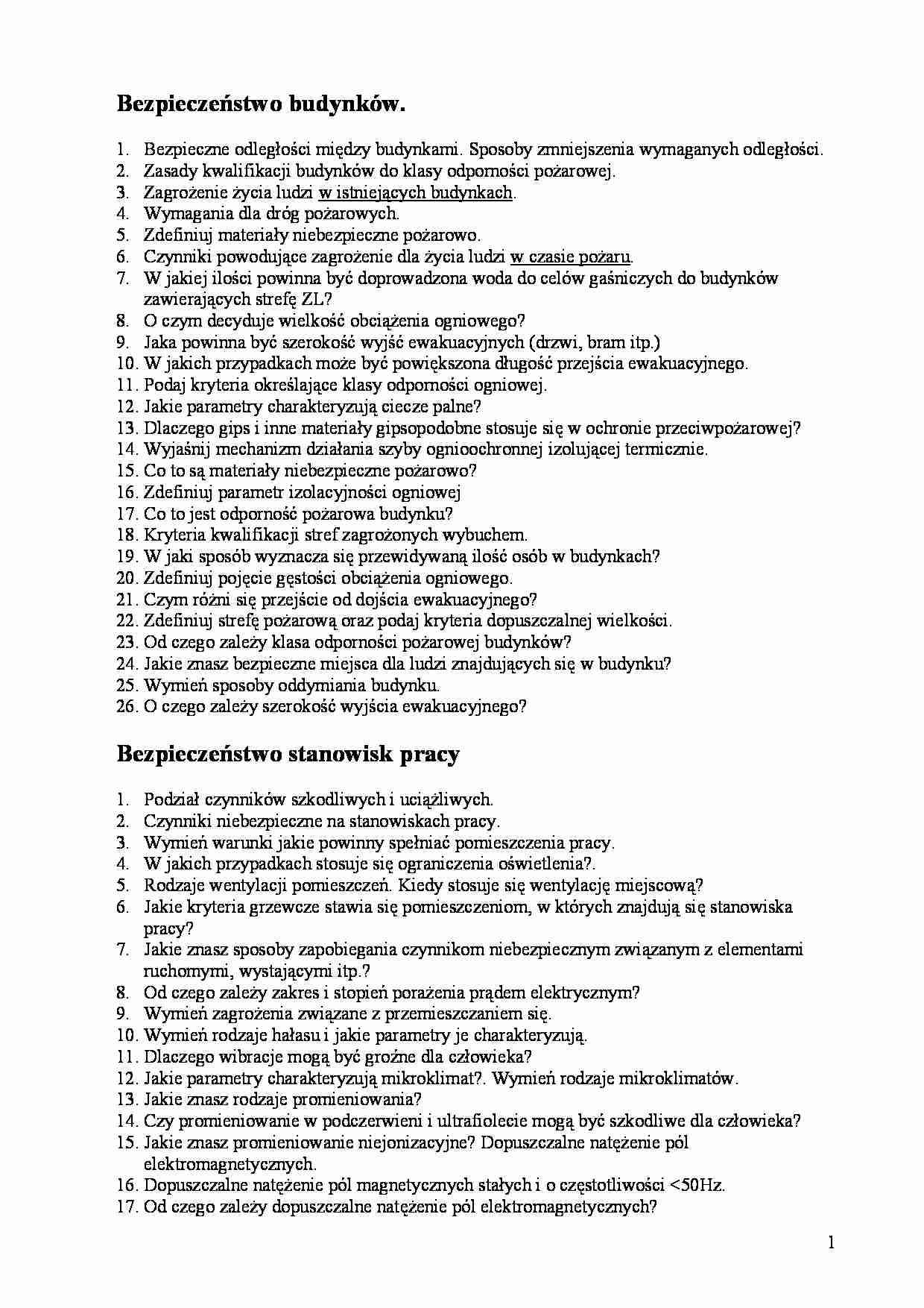 Bezpieczeństwo Państwa - kolokwium - strona 1