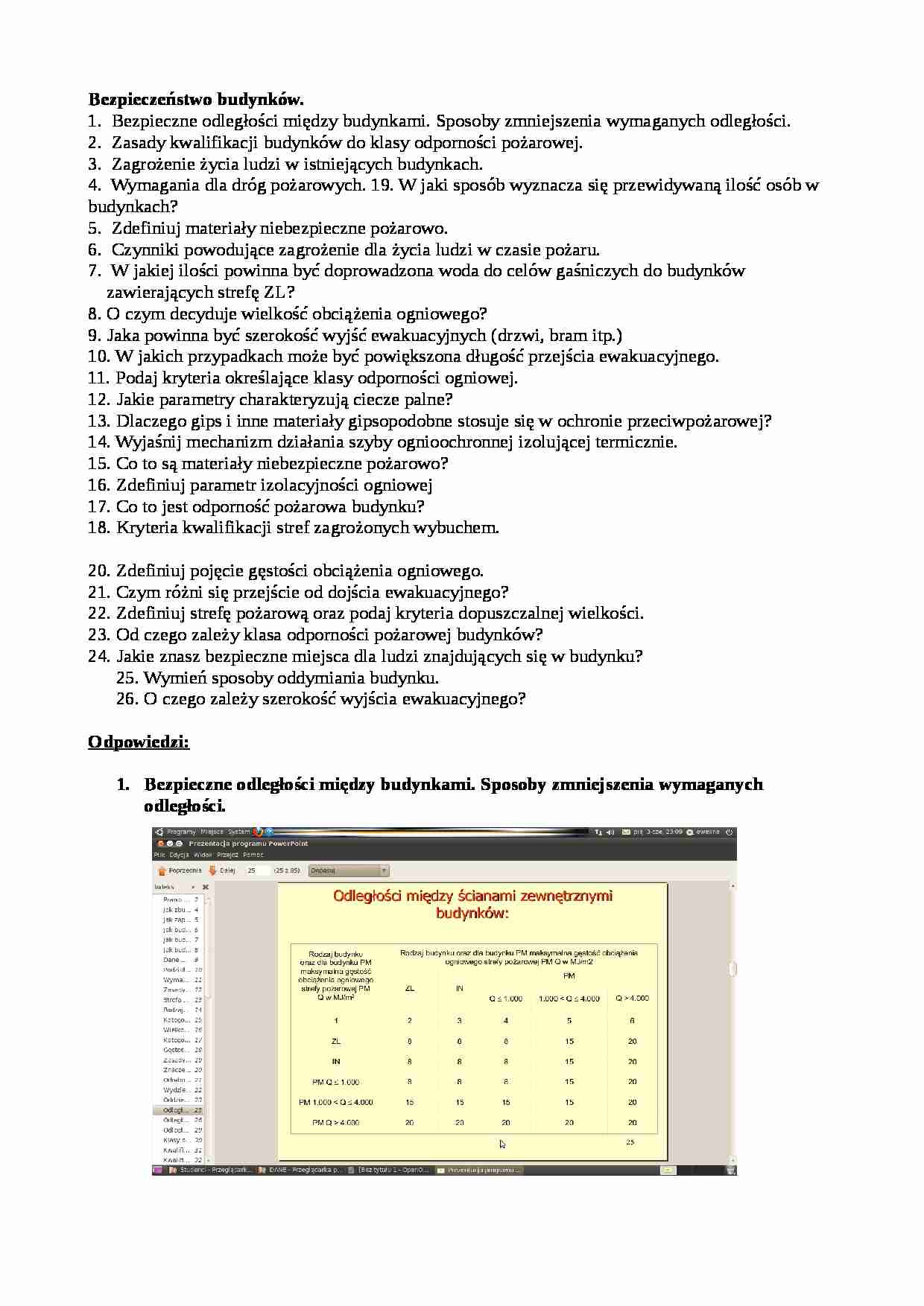 Bezpieczeństwo budynków - omówienie - bhp - strona 1