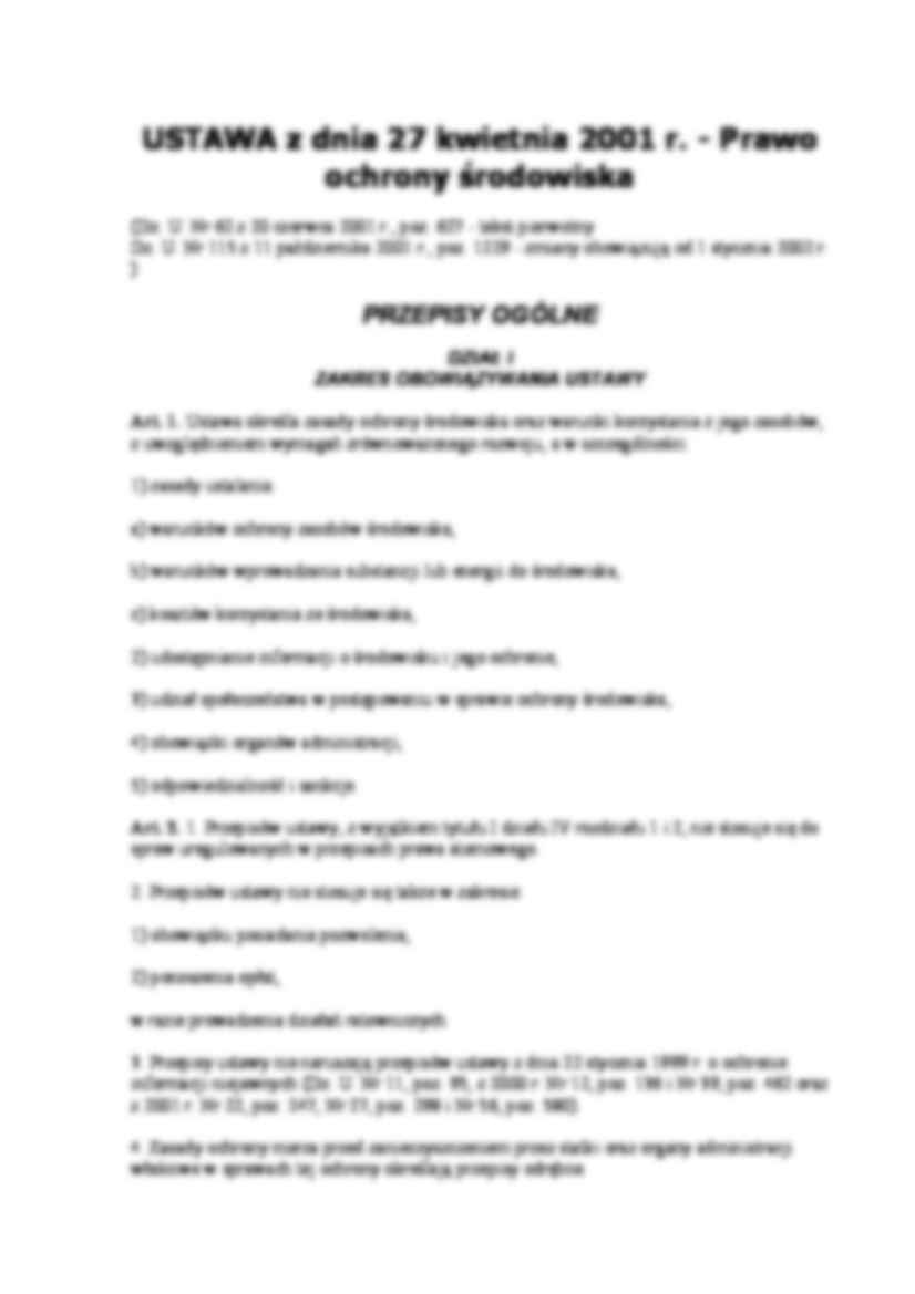 Ochrona środowiska - omówienie - strona 2