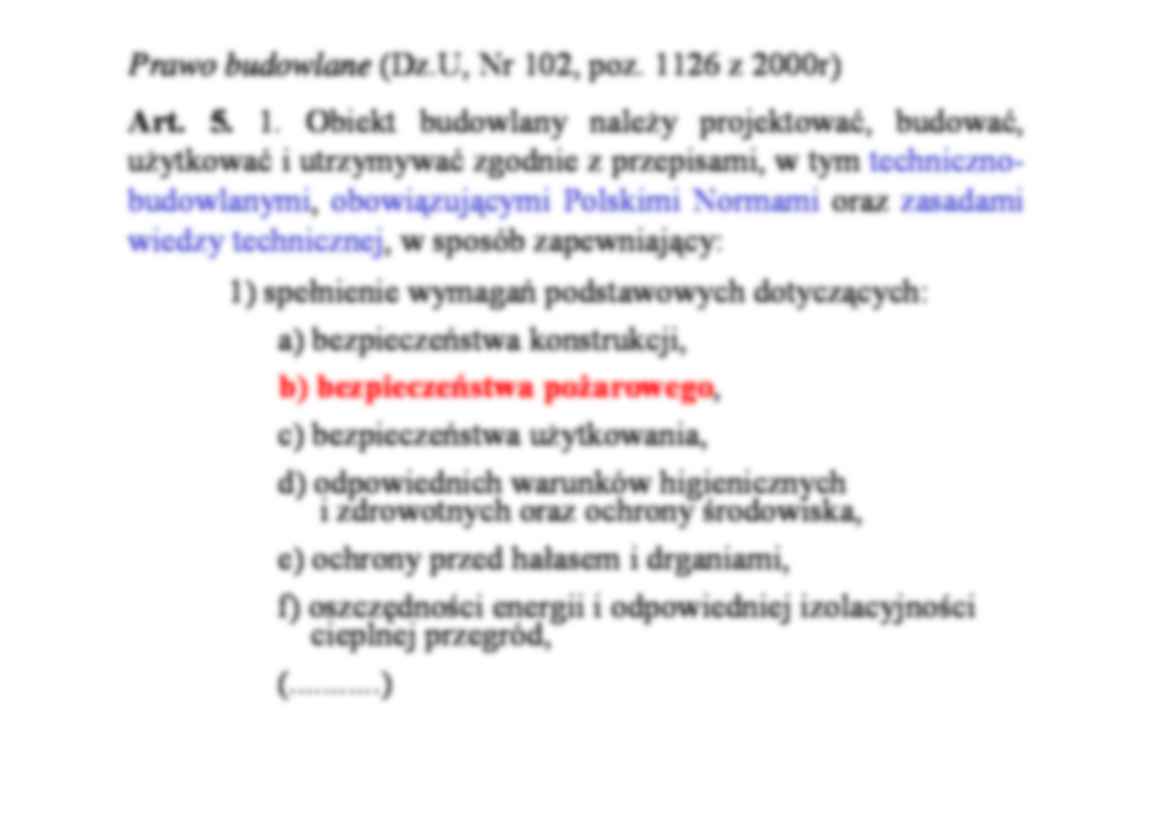 Ochrona przeciwpożarowa - omówienie - strona 2